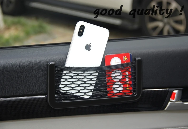 Car phone bag Mesh Net Holder Pocket for BMW MINI Cooper One S R50 R53 R56 R60 F55 F56 | Nets