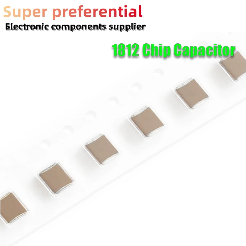 

10pcs 1812 10uf 106K 10.0uf 50V X7R 10% 4532 SMD MLCC Ceramic Capacitor