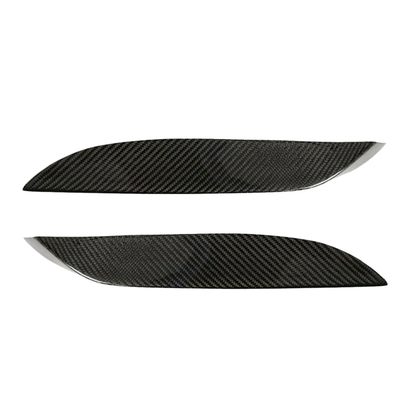 

4X Car Real Carbon Fiber Front Bumper Side Splitter Canards Lip Spoiler For-BMW F80 M3 F82 F83 M4 2015-2018