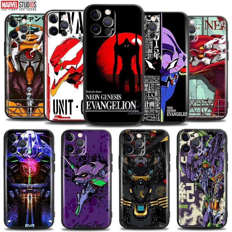 

Neon Genesis Evangelion EVA Anime For Apple iPhone 13 12 11 Pro 12 13 Mini X XR XS Max SE 6 6S 7 8 Plus Phone Case Soft