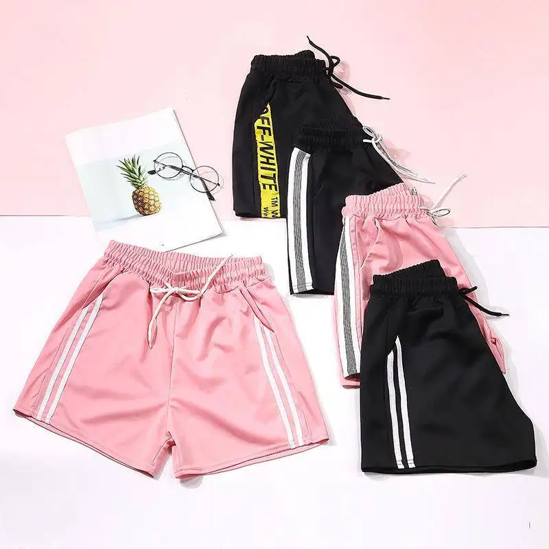 Oversize Shorts Summer Polyester Shorts High Waist Black Shorts Women 3XL Mini Trousers Casual Basic Short Pants