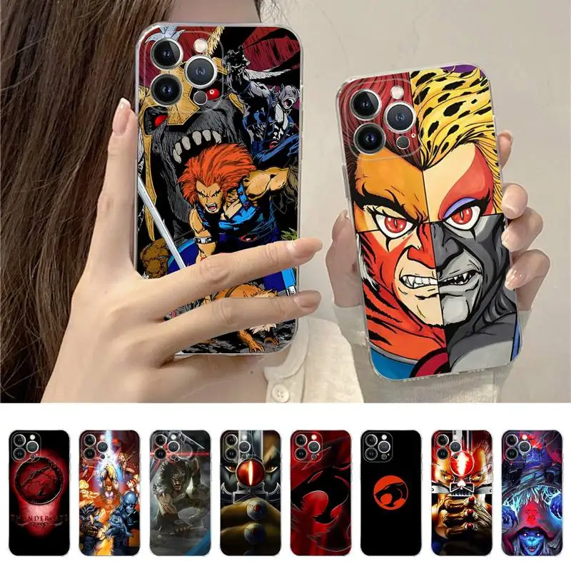 

Cartoon Thunder-Cats Phone Case For iPhone 14 11 12 13 Mini Pro XS Max Cover 6 7 8 Plus X XR SE 2020 Funda Shell