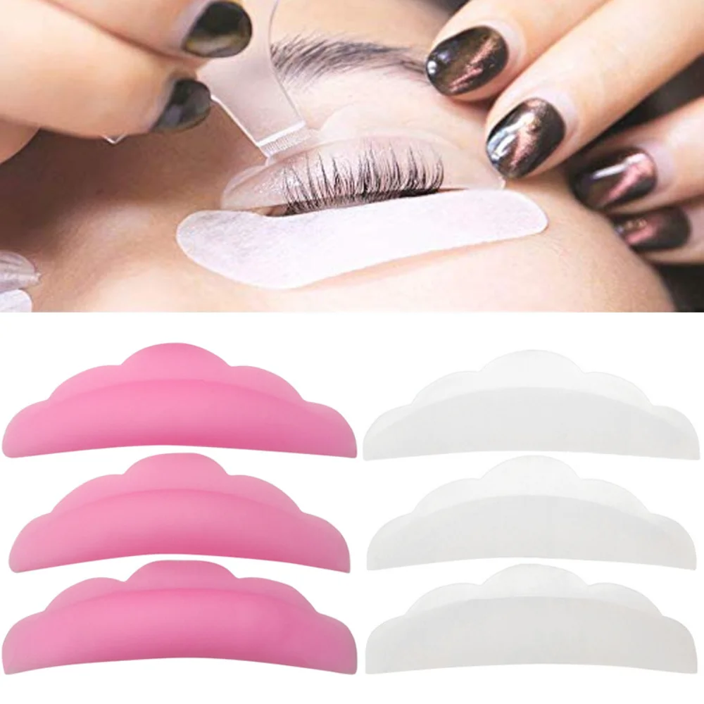 

5 Pairs Perm False Eyelash Pad Kit Silicone Protection Pads Eyelash Extension Lifting Curler Graft Shield Patch tools