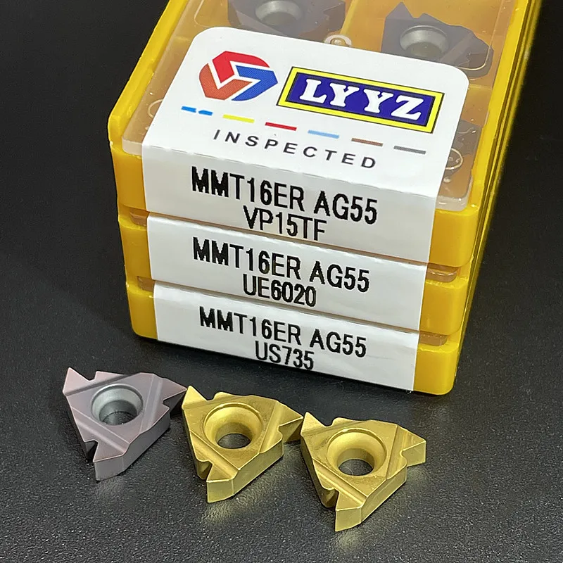 Режущий инструмент MMT16IR MMT16ER AG55 AG60 VP15TF ER6020 US735 CNCThread твердосплавный MMT 16ER 16IR