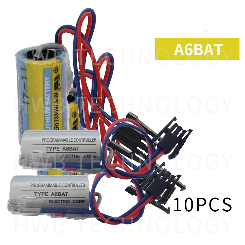 Батарейки PLC ER17330V 100% V для Mitsubishi Servo A6BAT 10 упаковок 3 6 оригинал |