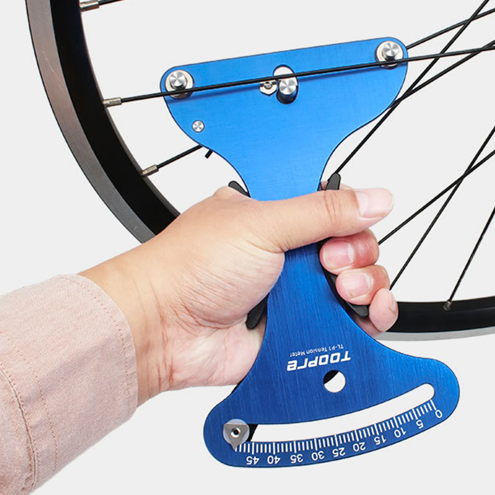 Newly Bicycle Spoke Tension Meter Measuring Tool Aluminum Alloy Wheel Repair Tool Spoke Tension Meter Bicycle Spoke Tool