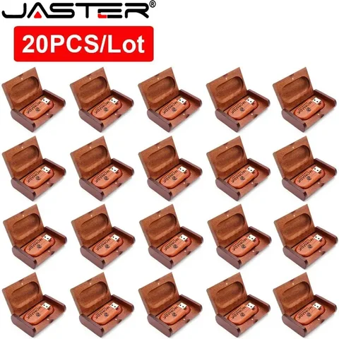 Деревянные флешки JASTER USB 2.0 128/64/32 ГБ