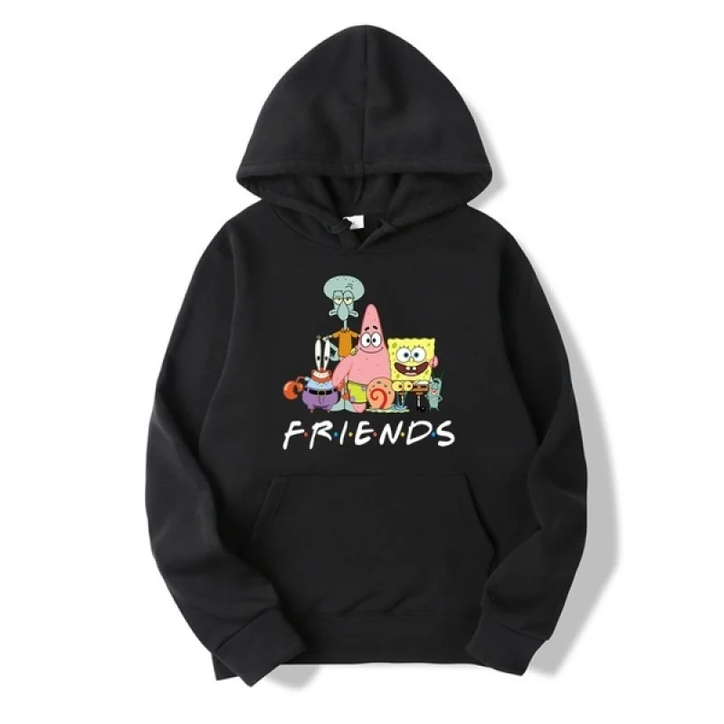 

2023 Brand Hoodies For Men Warm Sponges Patrick Friends Bob Printing Pullover Long Sleeve Cotton Sweatshirts Harajuku Unisex