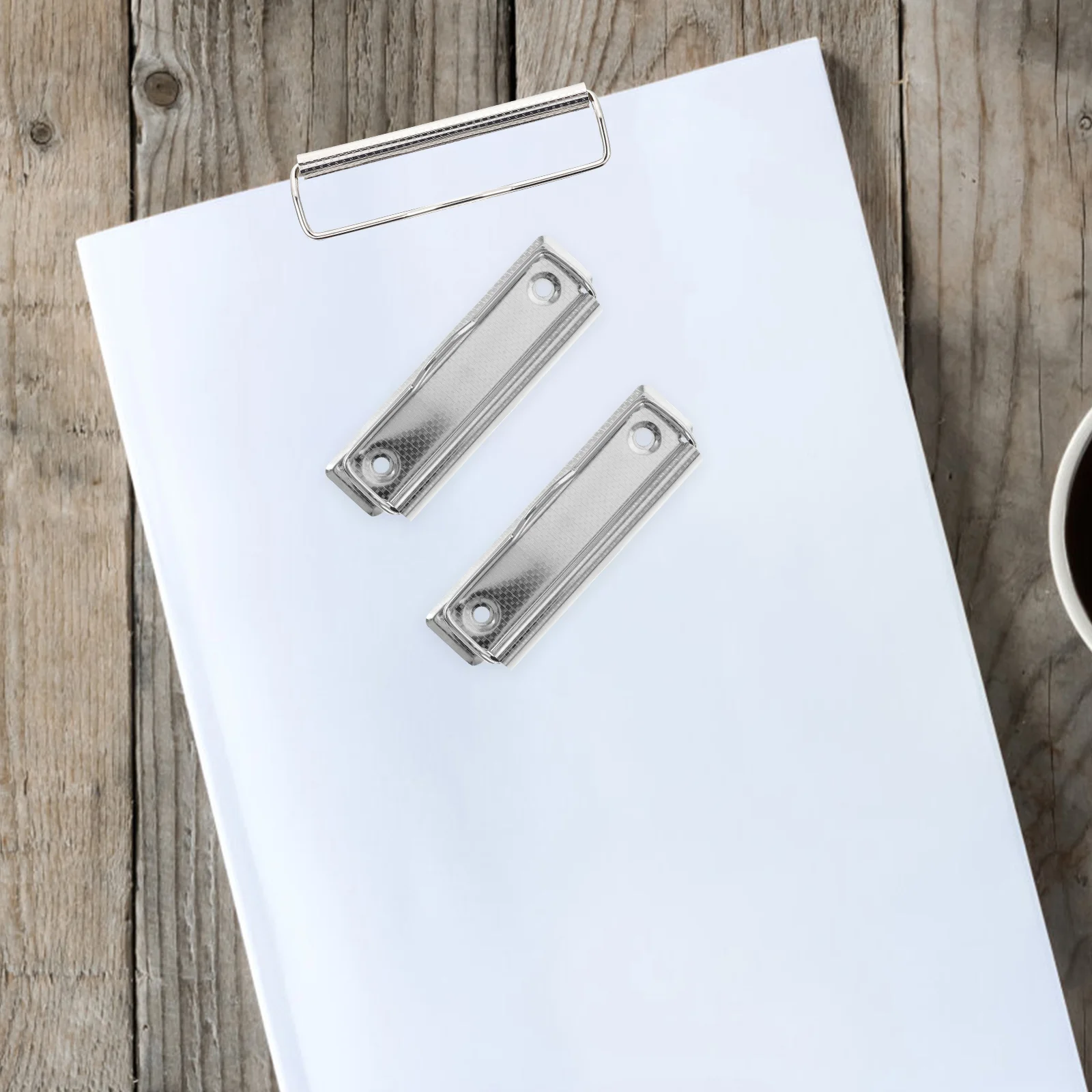 

10 Pcs Bulletin Board Clip Files Clips Clipboards Professional Binder Clamp Alloy Aluminum School Clamps Office Folders