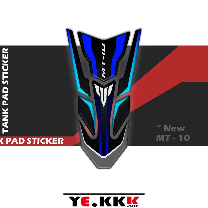 

New For YAMAHA MT-10 2022 V2 MT10 MT-10SP Tank Pad Fuel Gas Tank Pad Protector 3D Decal Stickers 2021-2023 MT LOGO