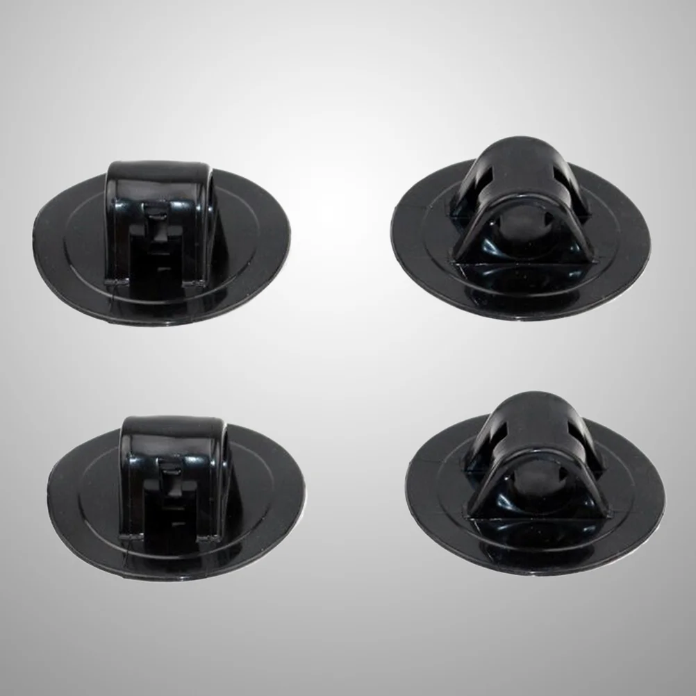 

8PCS Kayak Motor Fixed Bracket Buckle Thruster Motor Outboard Hook(Black)