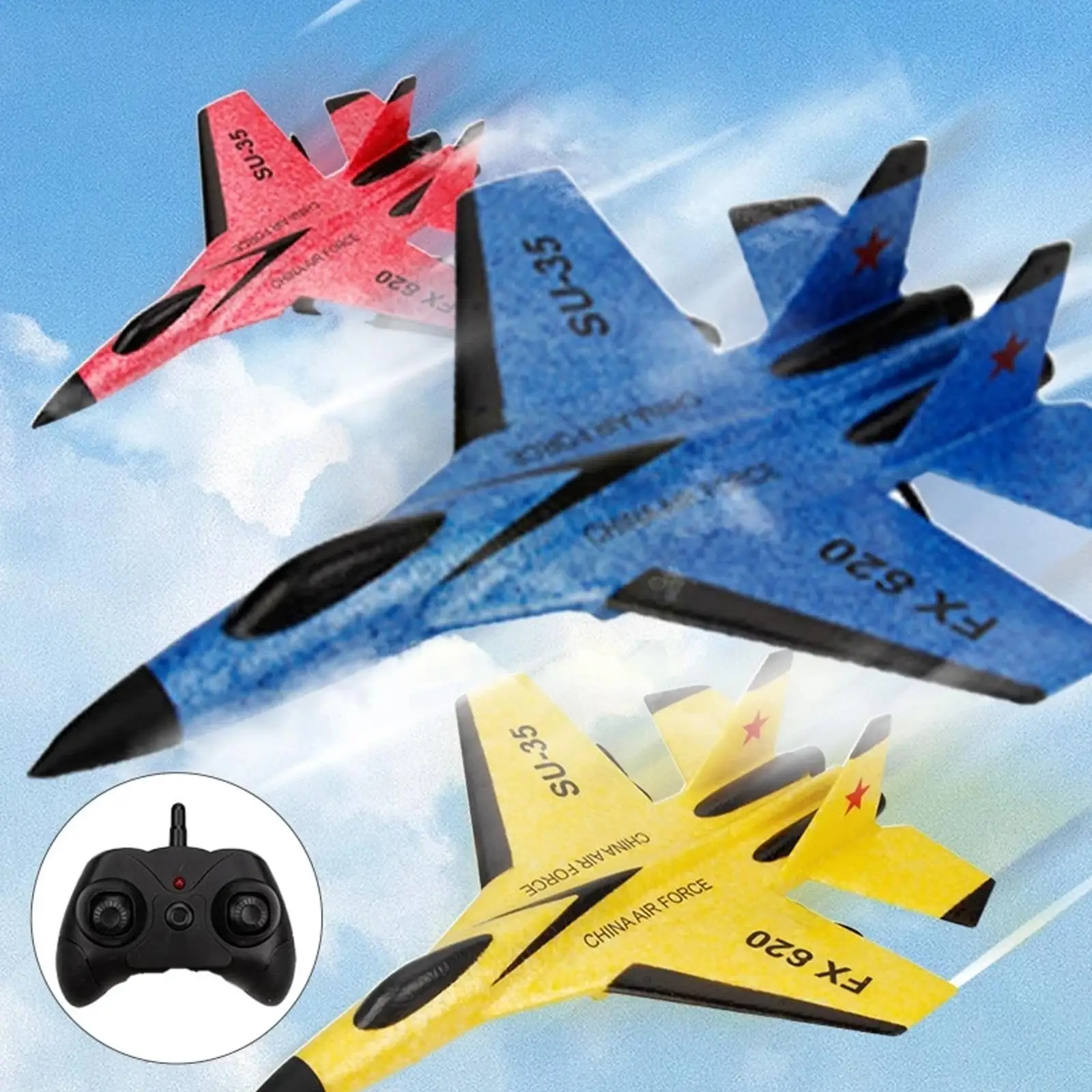 

Remote Control Plane Su-35 Rc Remote Wingspan Radio Assembled Gift Children Flying Control Airplanes Toys Model Drones Xmas A5m7