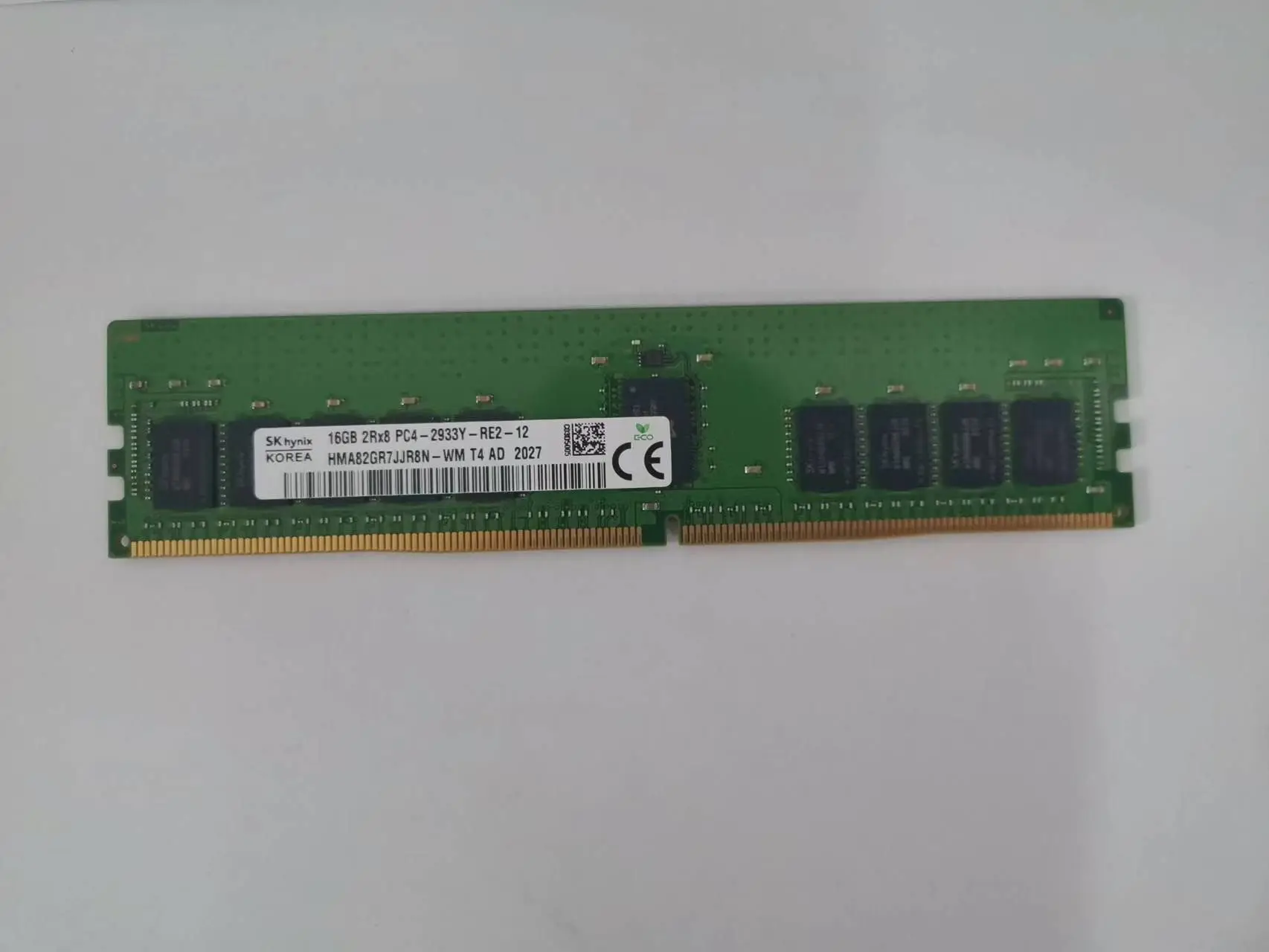 

NEW 16G RAM Memory DDR4 2933MHz REG 2R*8 PC4-23400 ECC HMA82GR7JJR8N-WM Server Memory Module