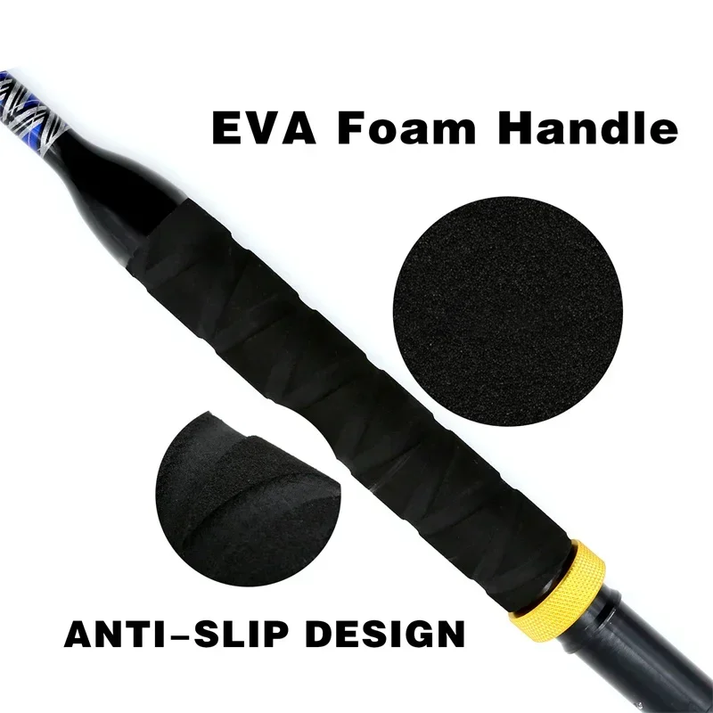 Topline фунтов искусственный алюминий 2 + 1 большая направляющая игровая удочка