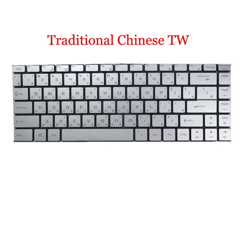 Клавиатура с подсветкой US FR KR SP для MSI WP65 9TH WS65 8SK 8TK 9TJ 9TK 9TL 9TM Creator 15M A9SD A9SE A10SE A10SD A10SET