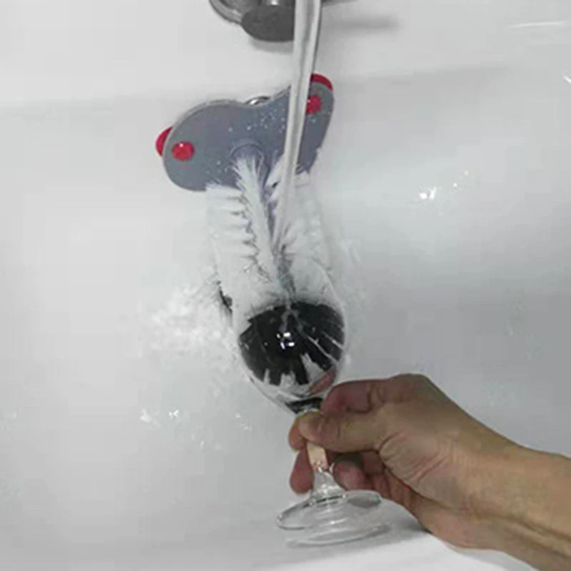 Двухсторонний очиститель стекла щетка для раковины присоска кухонные