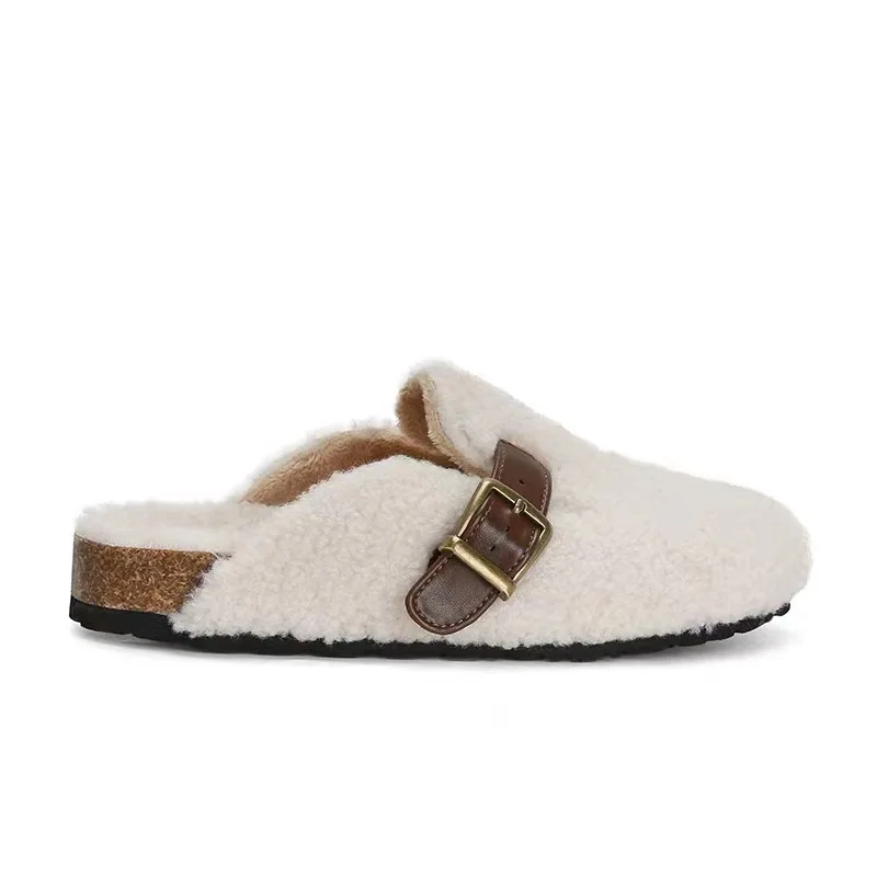 

2023 Winter Plush Thick Sole Plush Warm Slippers for Women