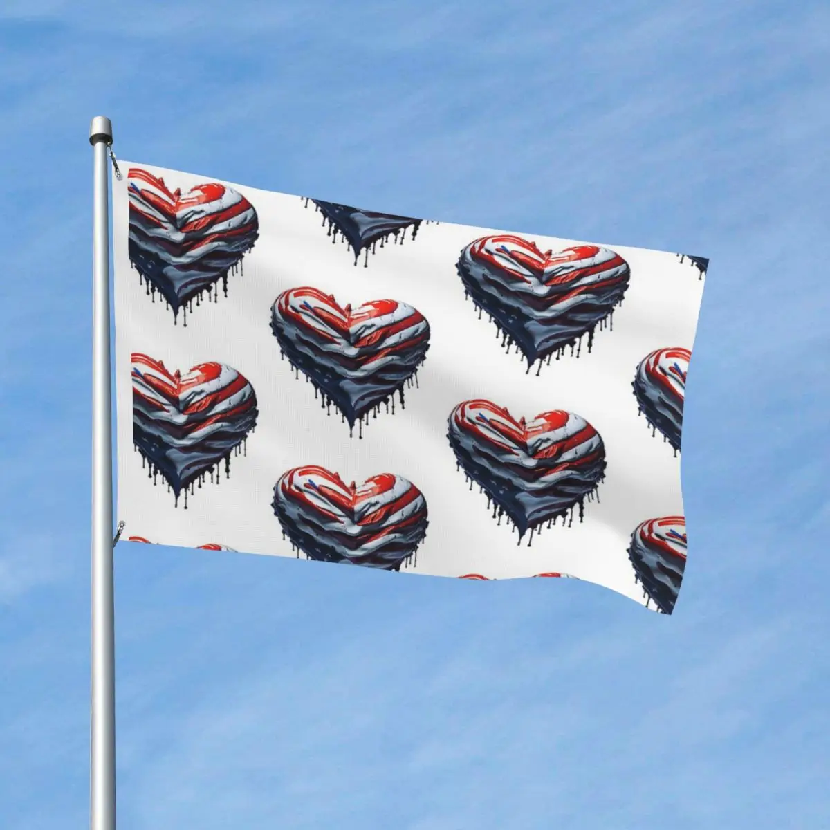 

Love Usa FlagModern внутренние яркие цвета мягкая ткань легкий яркий разные стили