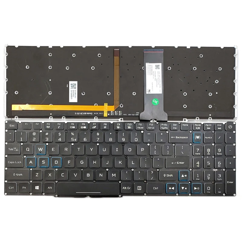 New For Acer Predator Helios 300 ph315-52 ph315-52-72rg ph315-52-75wn  ph317-53 ph317-54 US Laptop Keyboard Black