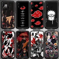 bandai naruto akatsuki logo phone case for huawei y6p y8s y8p y5ii y5 y6 2019 p smart prime pro