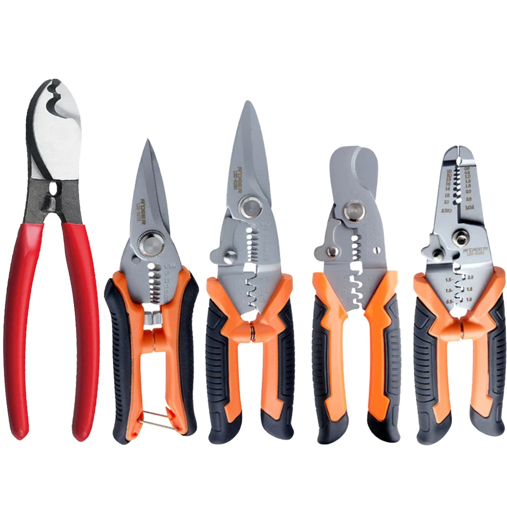 Ручные обжимные плоскогубцы для резки кабеля Обжимные Щипцы из меди и алюминия