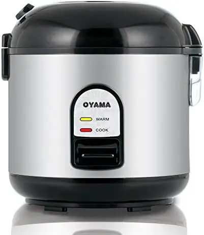 

5 Cup Rice Cooker, Stainless Black