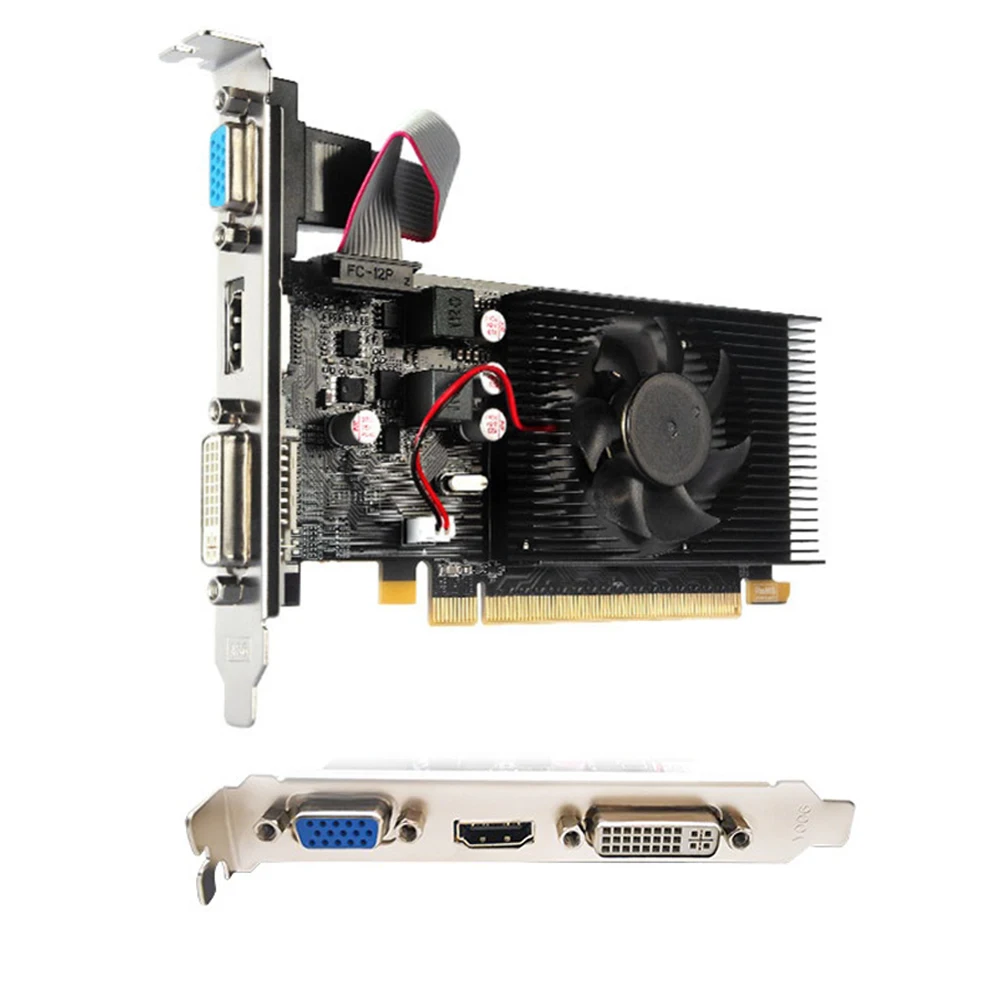 Видеокарта HD7450 64 бит 2 Гб GDDR3 PCI-E 0 X16 HD VGA DVI-I видеокарта для AMD Radeon 7450 | Компьютеры и