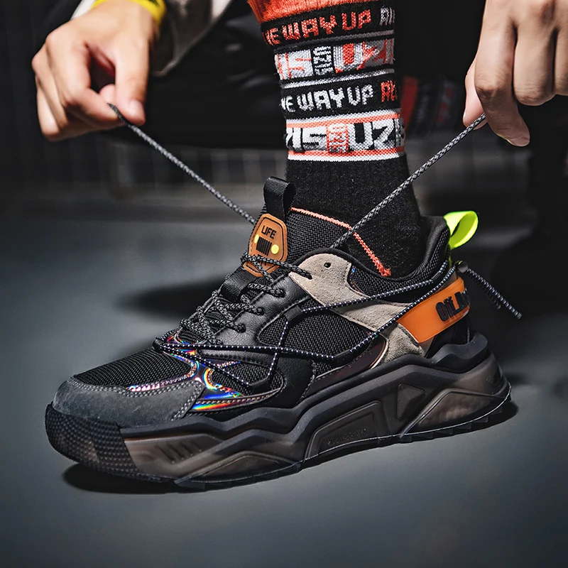 Male Running Shoes Breathable Jogging Sport Shoes High-quality Gym Designer Walking Zapatillas Hombre Spring 2022 Sneakers Men