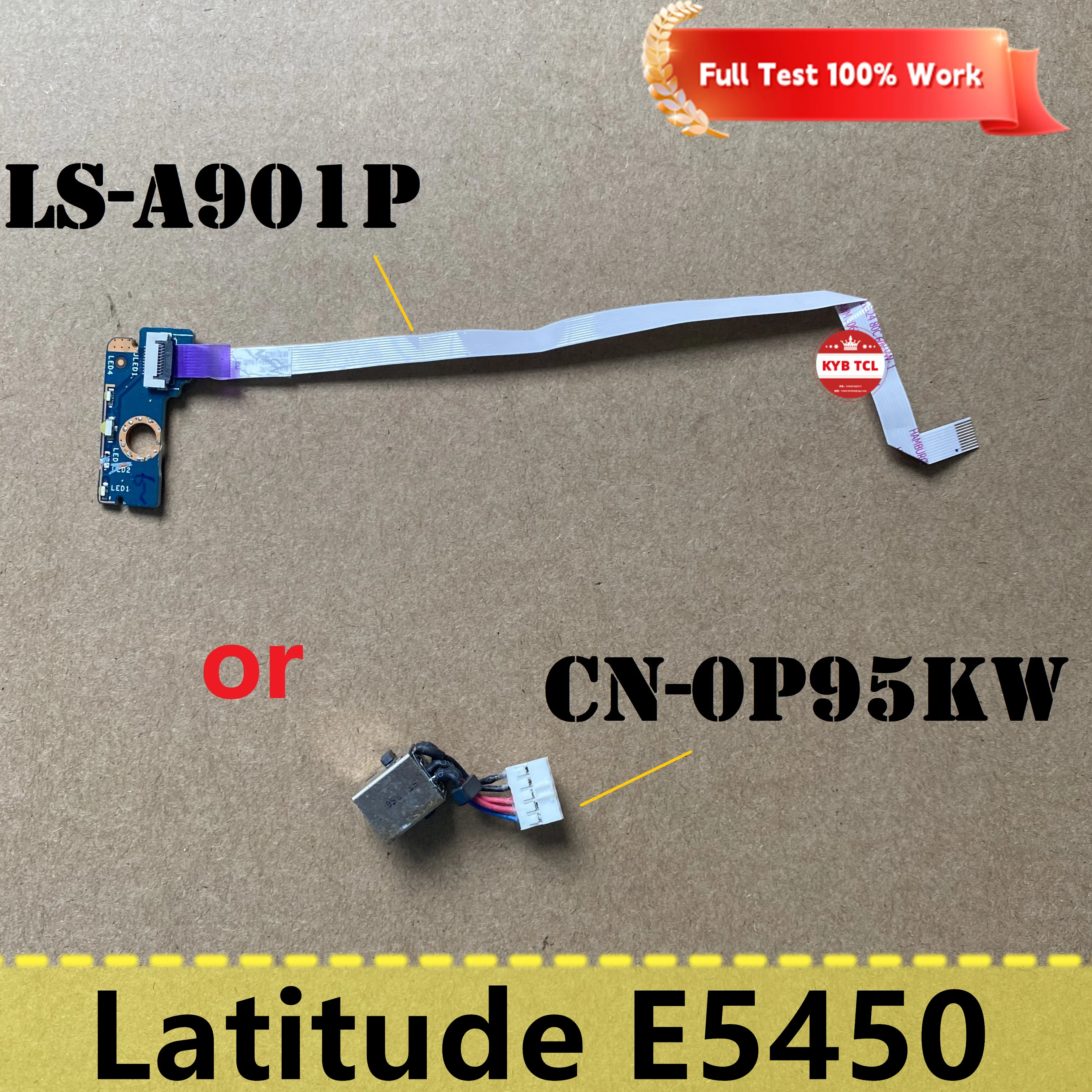 Светодиодный индикатор для Dell Latitude E5450 плата с кабелем или разъемом постоянного