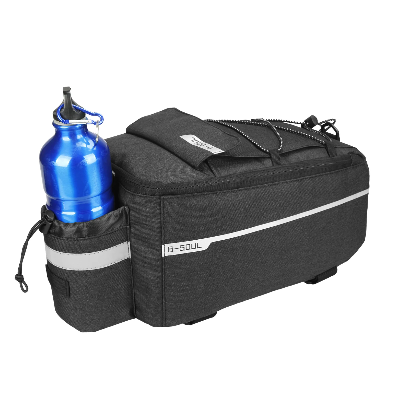 

Bike Rear Rack Bag Bike Rear Rack Bag With Strap Design Multifunctional Bike Pannier Rear Rack Bag Insulated With Adjustable