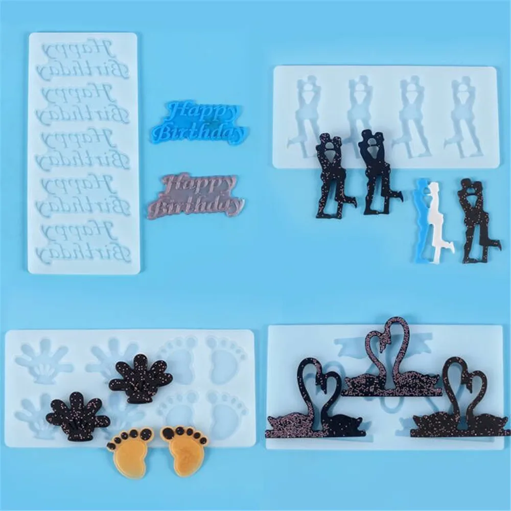 

Love Little Feet 3D Shape Cake Mold for Baking DIY Non-Stick Silicone mold Jelly Kitchen Muffin Mousse Chocolate Tool