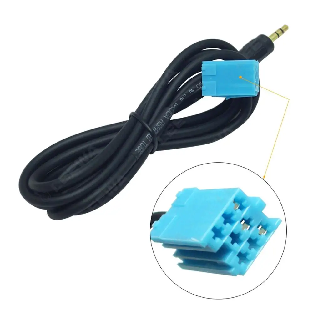 

Автомобильный аудиокабель Aux Line 3,5 мм, стерео аудиовход Aux, адаптер, совместимый с большим B5/polo/golf/polaris/lotus L3