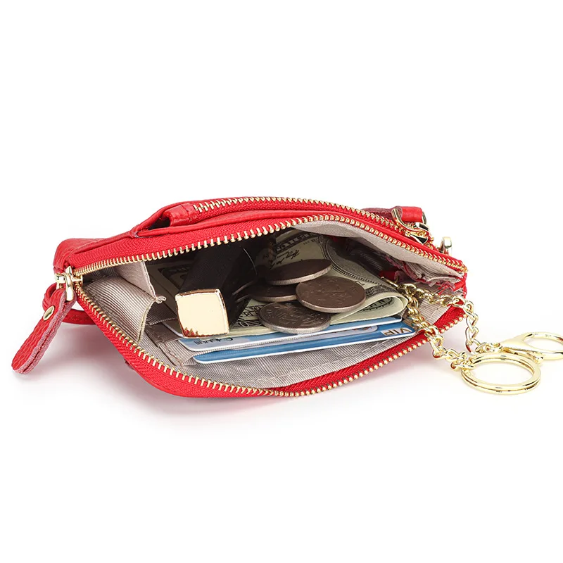 2022 New Wallet Leather Simple Multifunctional Ins Handbag Coin Purse Female Small Handbag Card Bag Gift Mini Explosion