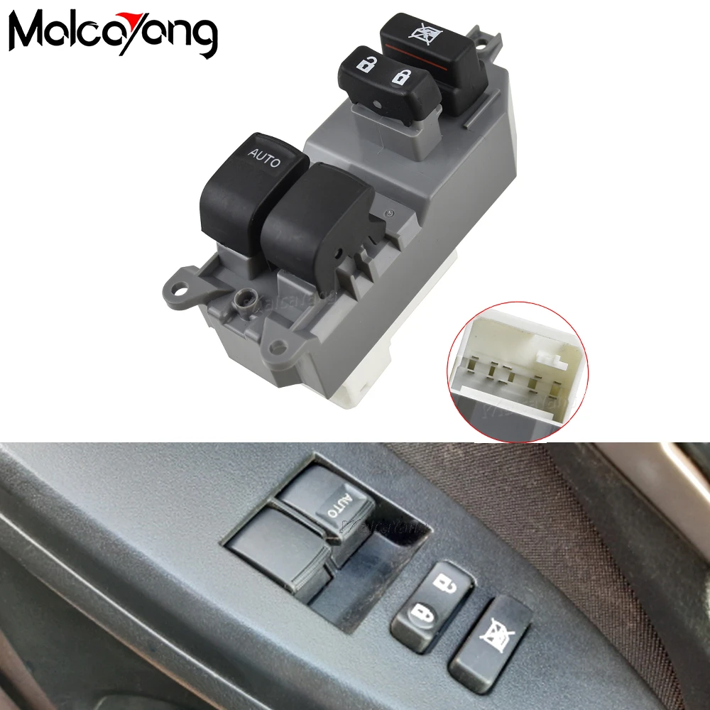 

For Toyota Auris Hybrid 2007-2013 Yaris 2005-2011 Electric Power Master Window Lifter Switch Button 84820-0D100 84820-02230