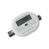 smart wireless digital ultrasonic water flow meter for home use