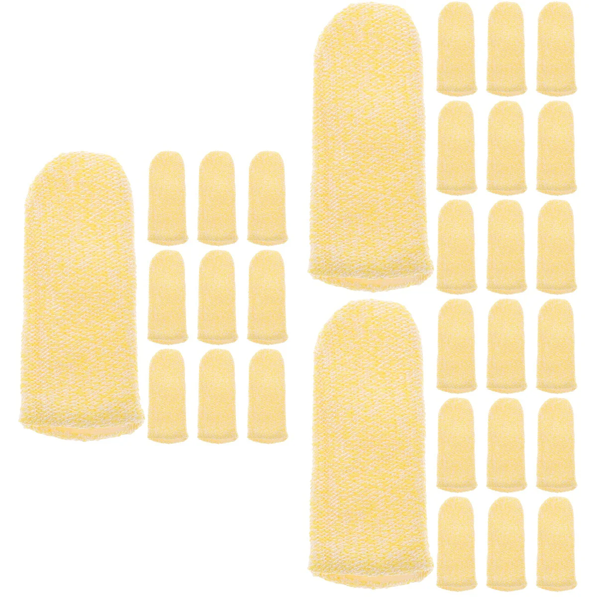 

30 Portable Sturdy Practical Cut Finger Guards Cut Finger Sleeves Thumb Cots Finger Covers