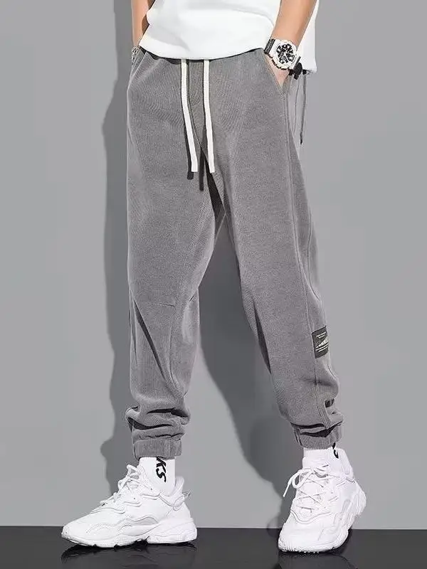 Весенне-осенние вельветовые повседневные длинные брюки для внешней торговли