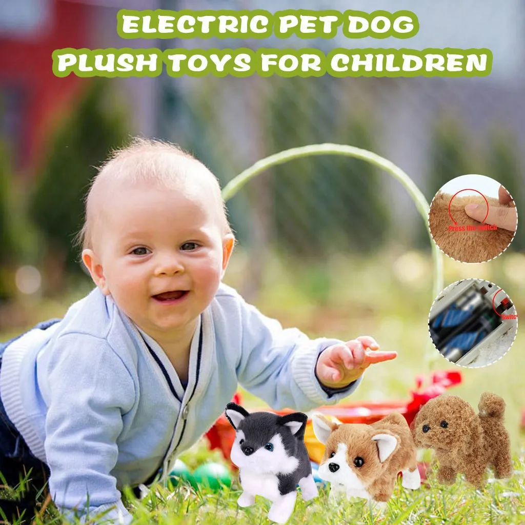 

Overhaul Plush Called Toy Be Dog Smart Will Walking Electric Children's Robot Plush Teddy Toy Plush toy ,23 Cm