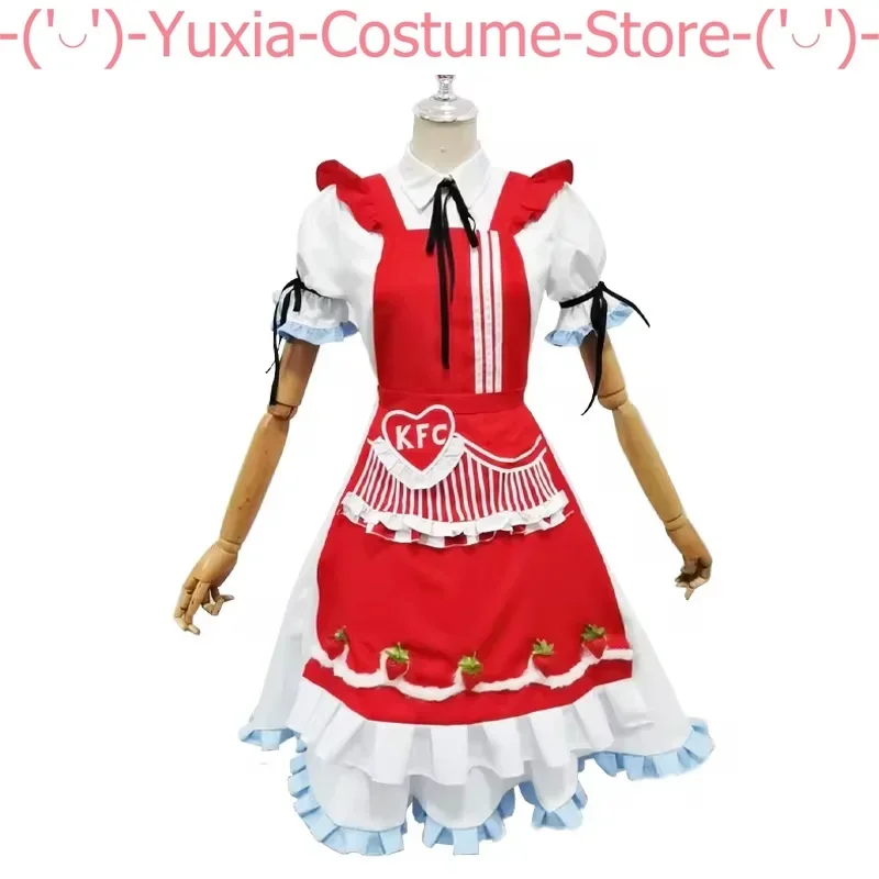 Стиль V Grace Naiad костюм шеф-повара K милое платье горничной для косплея на Хэллоуин