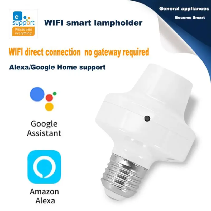 

Адаптер для умсветильник п eWeLink с Wi-Fi, E27, 90-250 в перем. Тока