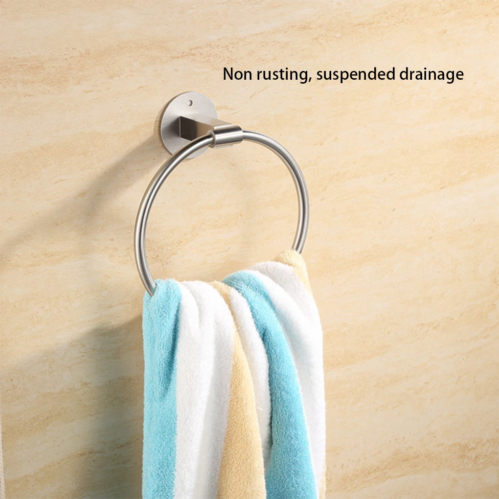 

Настенное кольцо для полотенец, держатель из нержавеющей стали для полотенец, для кухни, ванной комнаты