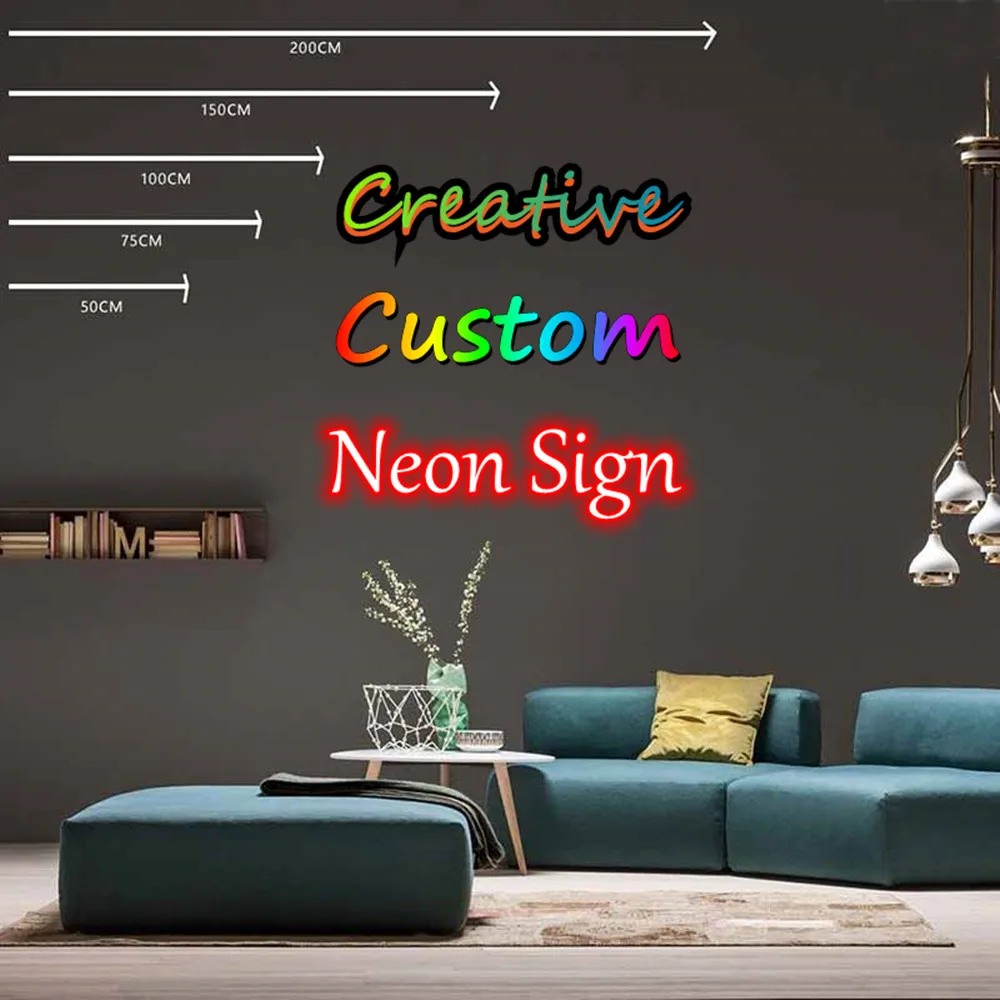 

Neon Sign Personalized Room Decoration Customize Led Neon Lights for Wedding Party Birthday Custom Neon Logo Name Creative Gift