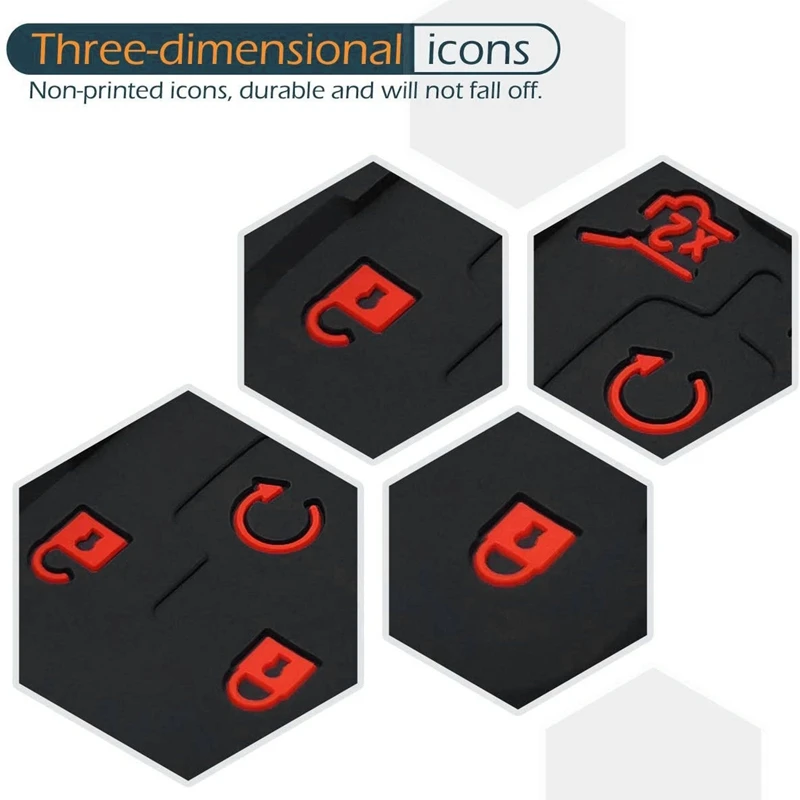 2 шт. 6 кнопок Брелок дистанционного ключа Крышка для Chevrolet Tahoe Suburban GMC Yukon XL HYQ1AA 13508280