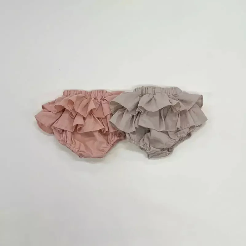 

Infant Baby Girls Layered PP Shorts