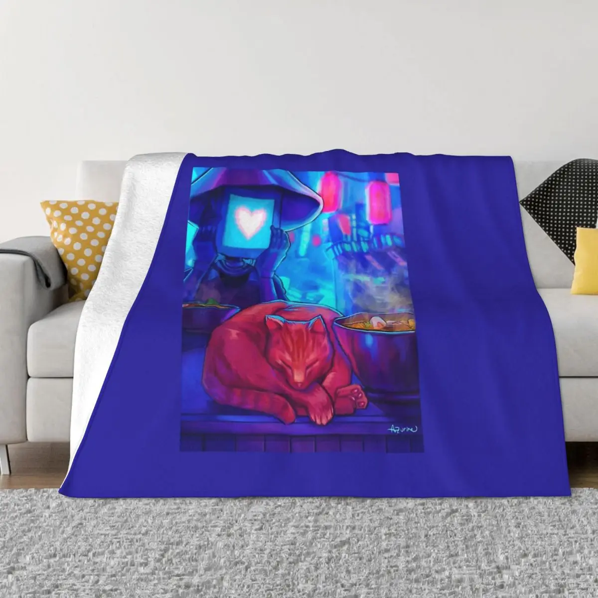 

Stray Cat Adventure Game Lovely Big Orange Cat Blankets Coral Fleece Plush Decoration Bedroom Bedding Couch Bedspread