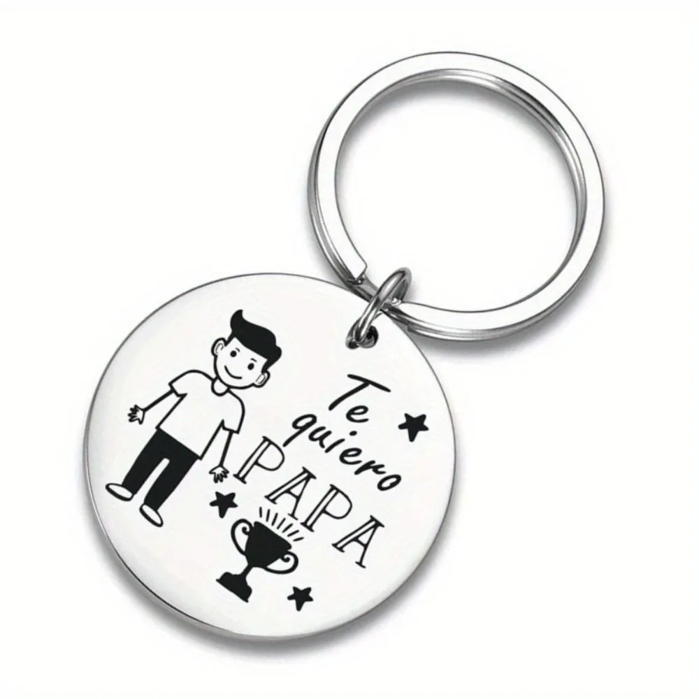 Брелок из нержавеющей стали на день отца отвертка автомобиль Испания Te Quiero PAPA