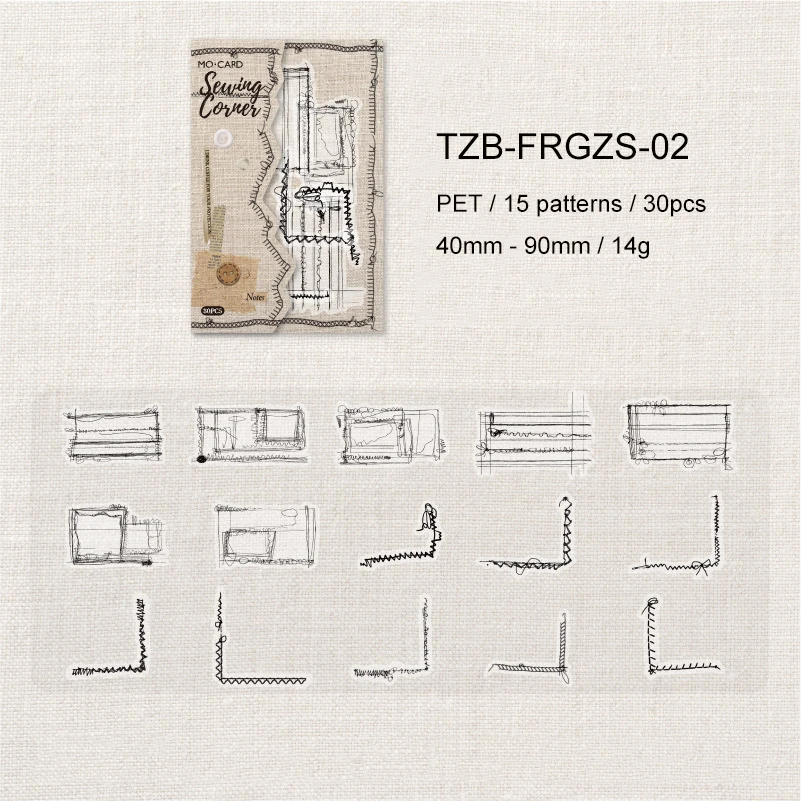 

Винтажная наклейка с пейзажем для скрапбукинга