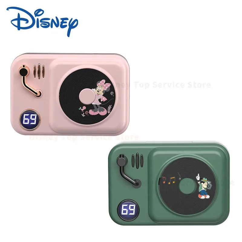 

New Disney 2 In 1 Power Bank Wireless Bluetooth 5.3 Earbuds Q39 HiFi Sound Dual Host Headsets Noise Reduction Long Endurance