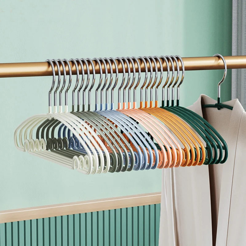 

40 cm Clothes Seamless Hanger Household Non-slip Metal Drying Rack for Adult