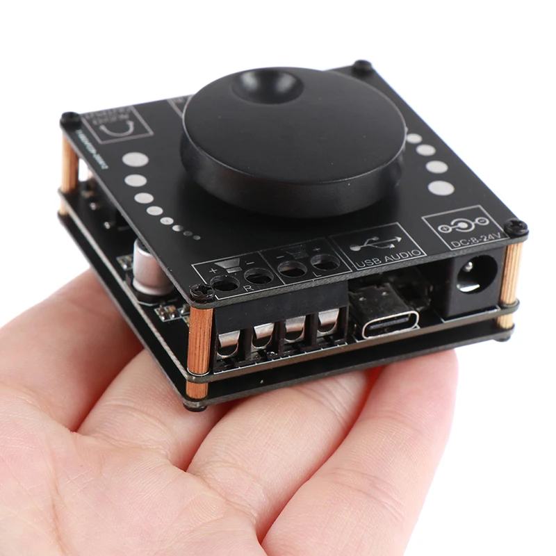 

HIFI 50W+50W TPA3116D2 Stereo Bluetooth-compatible Digital Amplifier Board AUX USB-C Input